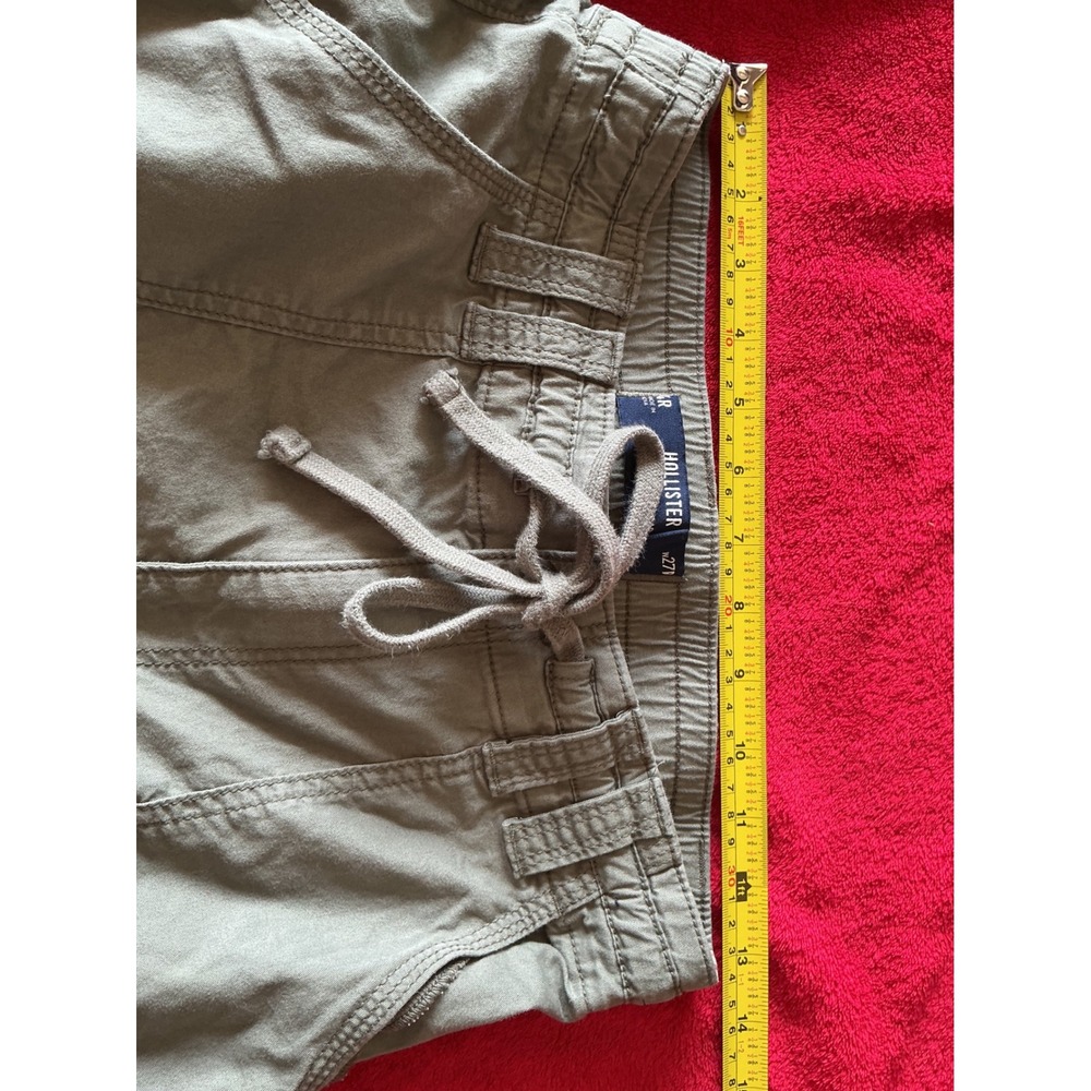 Hollister a.n.a Outfit Women 4R/XS Olive Green Excellent Cargo Pants Tee Set - Picture 8 of 8